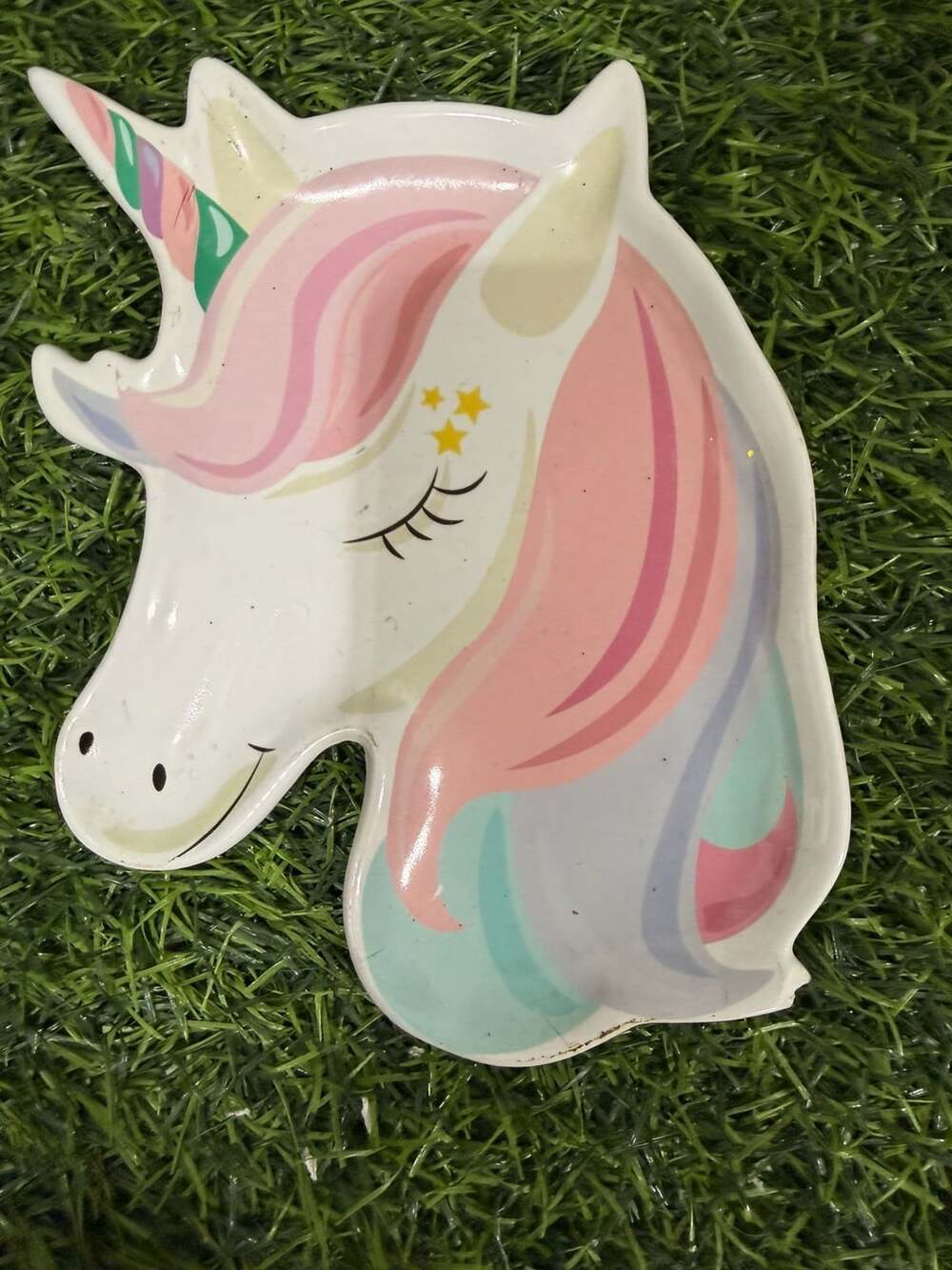 Cute Ceramic Unicorn Dish Decor Trinket Tray